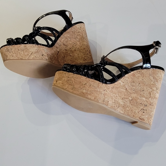 Valentino Platform leather sandal